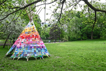 tipi tente © Jean-Luc Flémal - BE