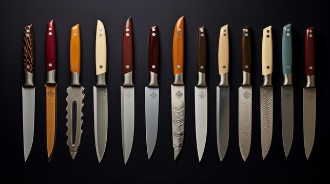 A dynamic composition of sharp knives aligned in perfect symmetry