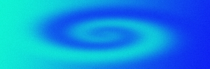 Abstract Blue And Green Textured Spiral Grain Background. Retro Backdrop Illustration With Grainy Texture