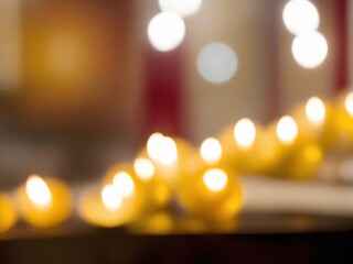 Fototapeta premium christmas tree lights