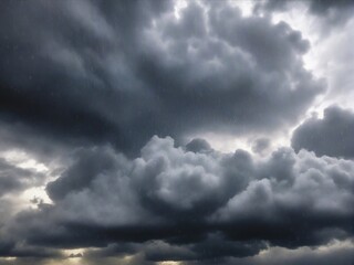 Obraz premium storm clouds timelapse