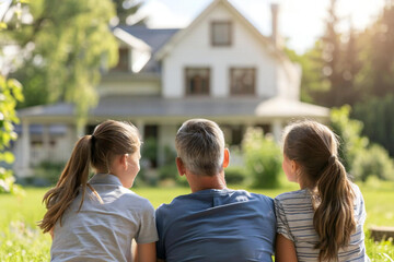 Fototapeta premium Generational Wealth: Passing Down the Family Home through Real Estate Inheritance Agreement