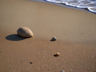 Obraz premium stones on the sand