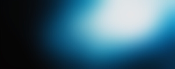 Blue light blurred soft background banner