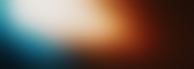 Abstract orange and blue spotlight background banner