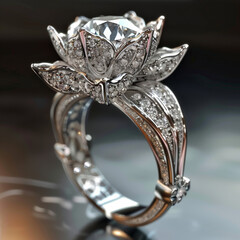Luxury engagement ring design