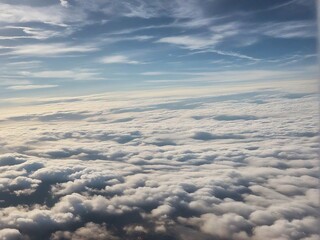 Naklejka premium above the clouds
