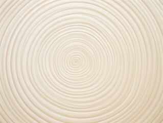 Beige thin concentric rings or circles fading out background wallpaper banner flat lay top view from above on white background with copy space blank 