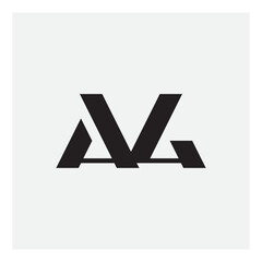 A and L- logotype. AL - initials or monogram, logo. Design element or icon.