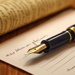 Fototapeta premium Contract Convergence: Penning the Pact