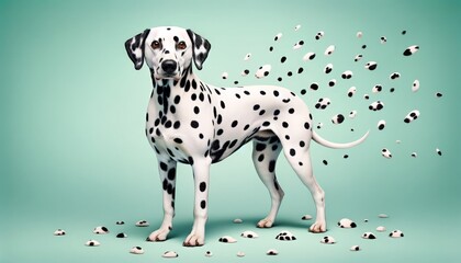 Dalmatian Dog Shedding Spots