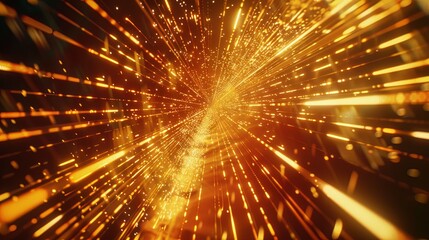 Fototapeta premium Neon power futuristic energy tunnel wallpaper background