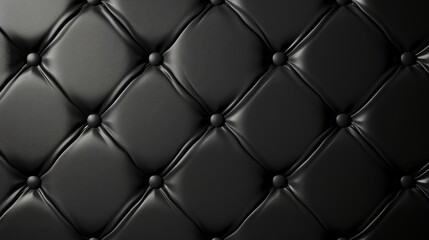 Black leather upholstery texture background