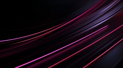 Glowing burgundy Neon Lights in the Dark. Elegant Background with Copy Space