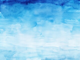 Blue watercolor and white gradient abstract winter background light cold copy space design blank greeting form blank copyspace for design text photo 