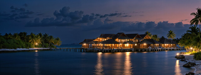 Vaadhoo Island is famous for its bioluminescent beach