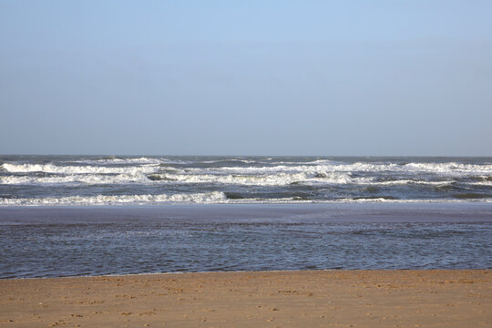 waves, North sea coastline