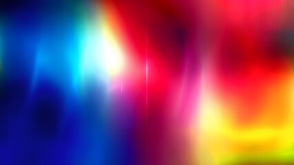 Abstract background with vibrant rainbow colors and a glowing light in the center
