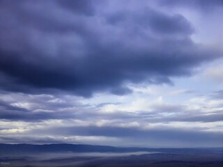 clouds in the sky