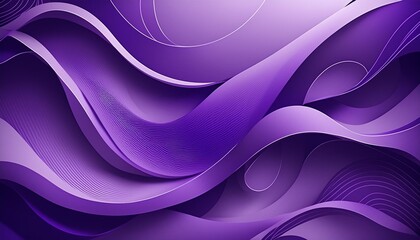 purple gradient design banner template with fluid shapes