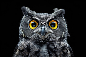 Close-up portrait of an owl