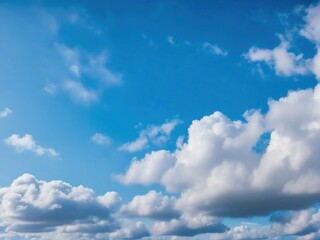 Obraz premium blue sky with clouds