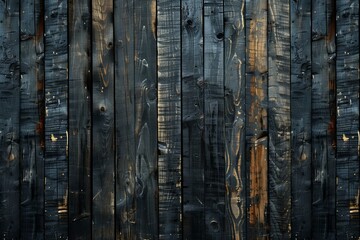 Fototapeta premium Dark Textured Wood Planks with Natural Patterns