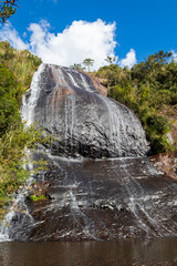 paisagem da  cascata   véu de noiva Morro da Igreja  Urubici  Serra Catarinense  Serra Geral  Santa Catarina  Brasil