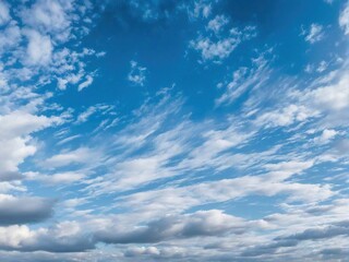 Naklejka premium blue sky with clouds