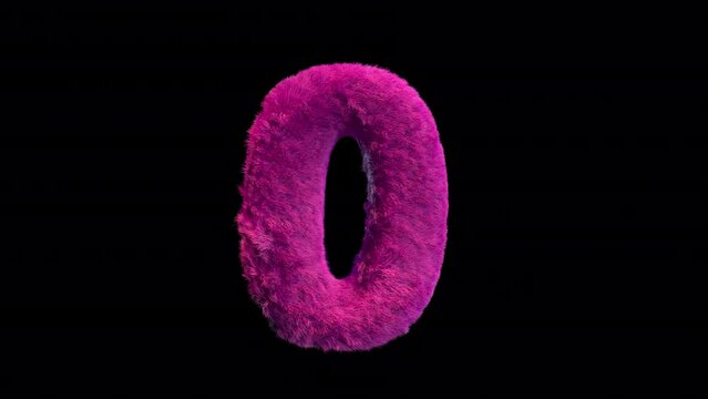 Number cero animated plush aesthetic