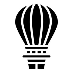 Hot air balloon Icon Style