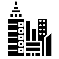 City scape Icon Style
