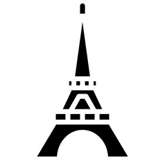 Eiffel Tower Icon Style