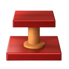 3d render of a table