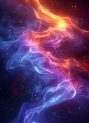 Retro wave synth wave neon backlight contours , generated with ai