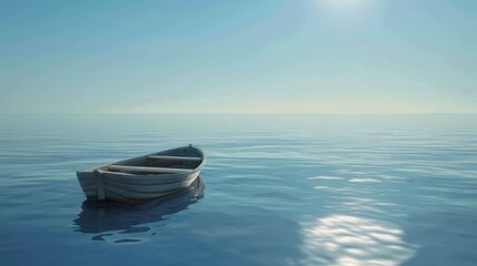 Fototapeta premium seaboat, summer, sea, clear weather, generated with AI