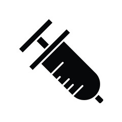 syringe icon vector template design flat and simple