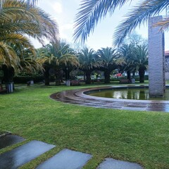 Obraz premium Parque de Oleiros, Galicia