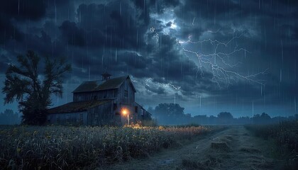 A dark and stormy night