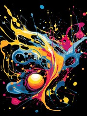 Vibrant and Abstract Artistry