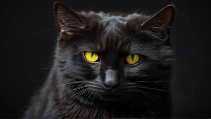 Wealthy Whiskers: Blue and Yellow-Eyed Feline Royalty