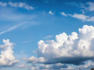Fototapeta premium blue sky with clouds
