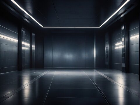 empty corridor in the office