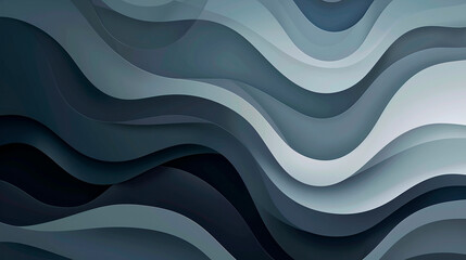 blue and white abstract background with curves.