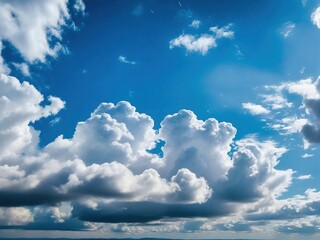 Fototapeta premium blue sky with clouds