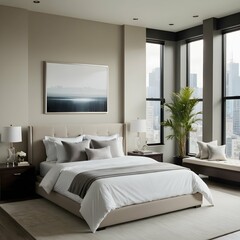 Fototapeta premium modern bedroom 