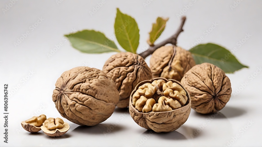 Wall mural Nutty Delights: Exploring the World of Walnuts