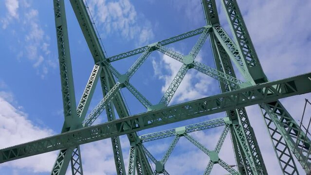 Jacques Cartier Bridge in the city of Montreal Canada - travel photography 