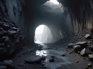Obraz premium inside the cave