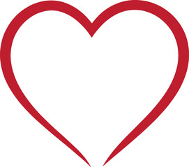 Heart, love, romance or valentine's day red heart. Heart vector icons. Beautiful red heart love symbols isolated editable vector.